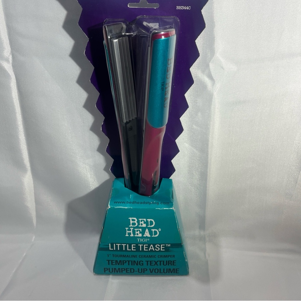Bed Head Little Tease Hair Texture Crimper Tourmaline Ceramic 1" Crimper Volume